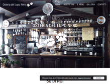 Tablet Screenshot of osterialuponero.it